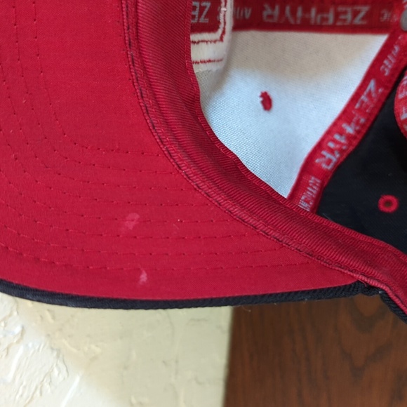 Authentic Zephyr The Z Hat Black Ohio State Red Block O Buckeyes Youth 7 1/8 - Picture 10 of 11